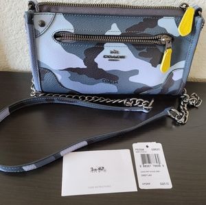 Coach Mickie Camo Crossbody Bag